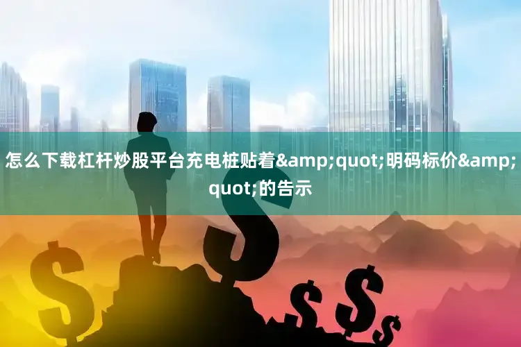 怎么下载杠杆炒股平台充电桩贴着&quot;明码标价&quot;的告示